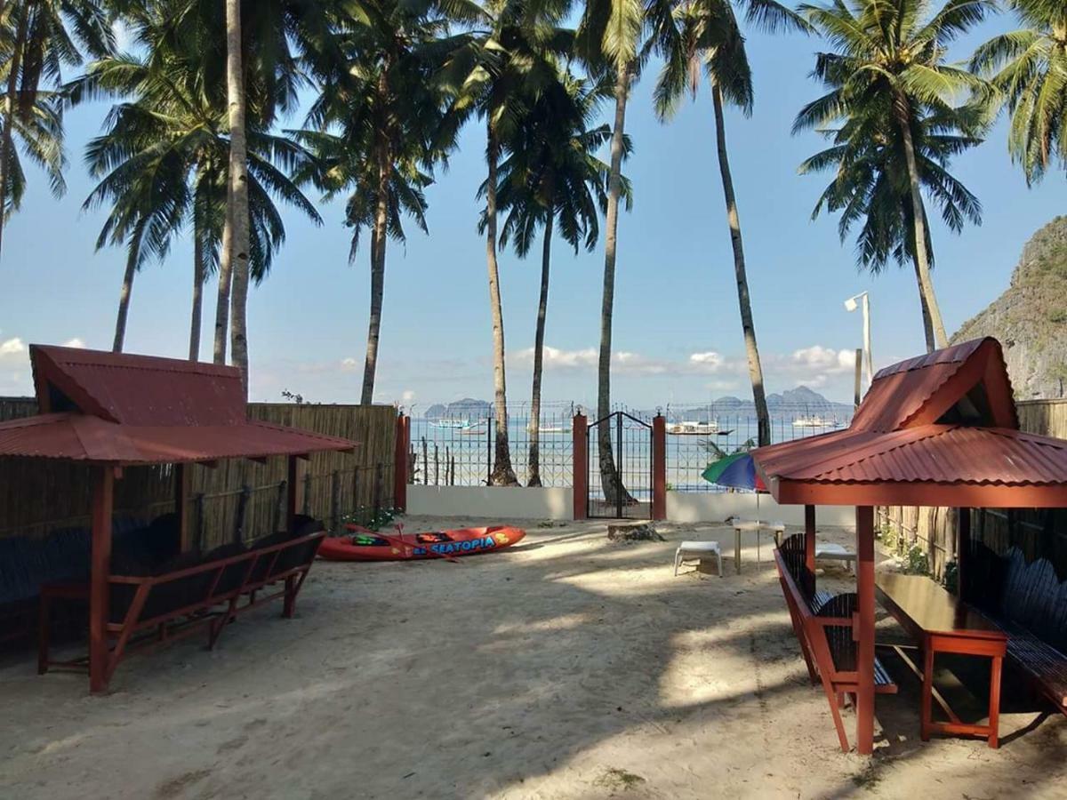 El Seatopia Beach Cottages El Nido Esterno foto